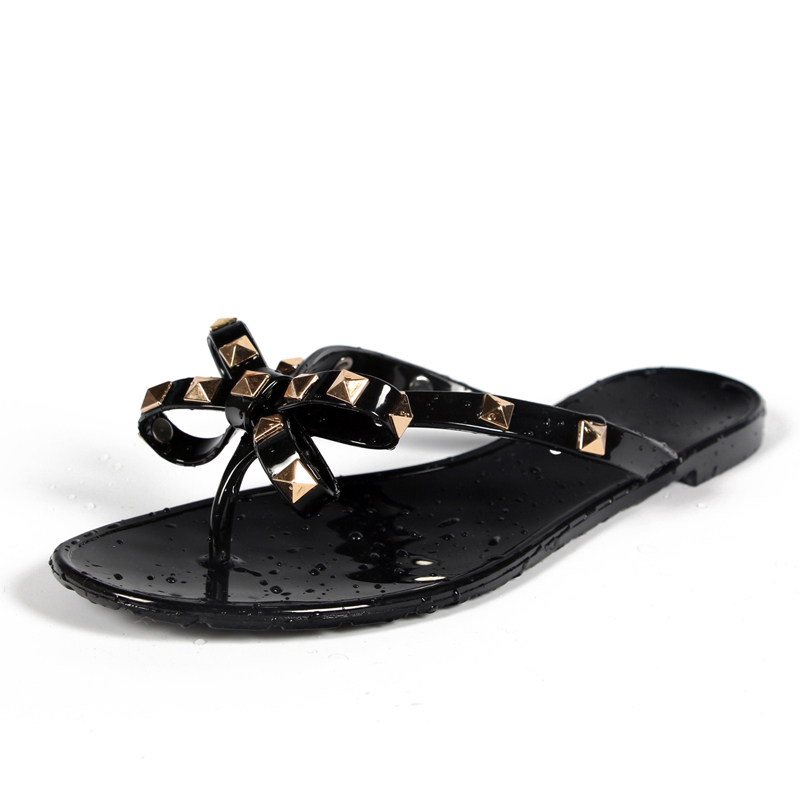 Hot 2020 fashion woman flip flops summer shoes cool beach rivets big bow flat bottom jelly sandals girl size 36-40, Black
Hot 2020 fashion woman flip flops summer shoes cool beach rivets big bow flat bottom jelly sandals girl size 36-40, Black