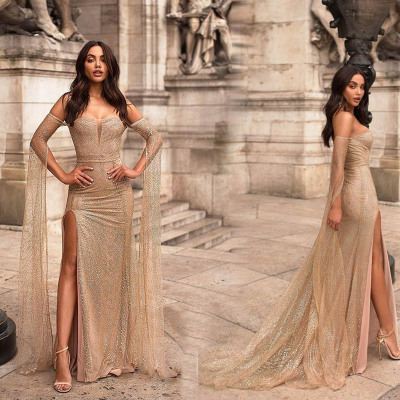 New hot sale sequins loose powder raglan sleeves ladies party dress / explosion models sexy raglan sleeves tube top open fork evening dress, Same as image
New hot sale sequins loose powder raglan sleeves ladies party dress / explosion models sexy raglan sleeves tube top open fork evening dress, Same as image