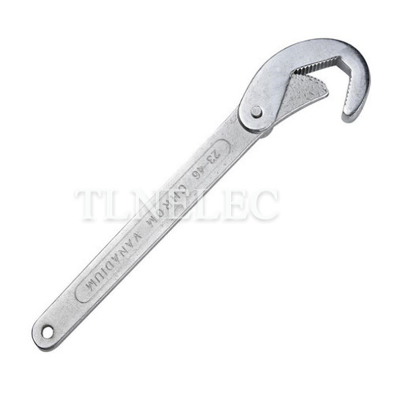 Universal Pipe Wrench Multi-function Quick Spanner Large Size 23-46mm Bent Head Adjustable Wrench Tool Hand Tool
Universal Pipe Wrench Multi-function Quick Spanner Large Size 23-46mm Bent Head Adjustable Wrench Tool Hand Tool