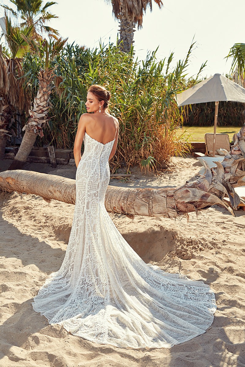 eddy k beach mermaid wedding dresses sweetheart lace bridal gowns vestido de novia backless boho wedding dress plus size