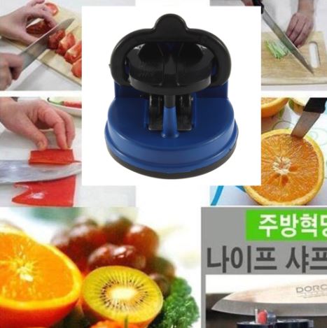 steel Knife Sharpener with suction pad Scissors Grinder Secure Suction Chef Pad Kitchen Sharpening Tool afilador cuchillos99796946390544