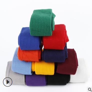Wholesale-Men Pure Color Ankle Long Over Knee Football Baseball Athletic Sports Socks