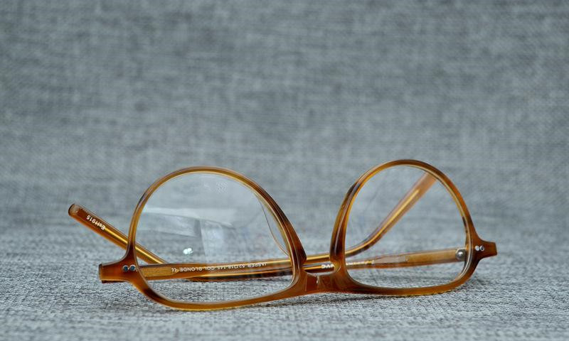 newest lightweight pilot frame singlebridge blonde glasses for prescription glasses 5218145 pureplank frame fullset case