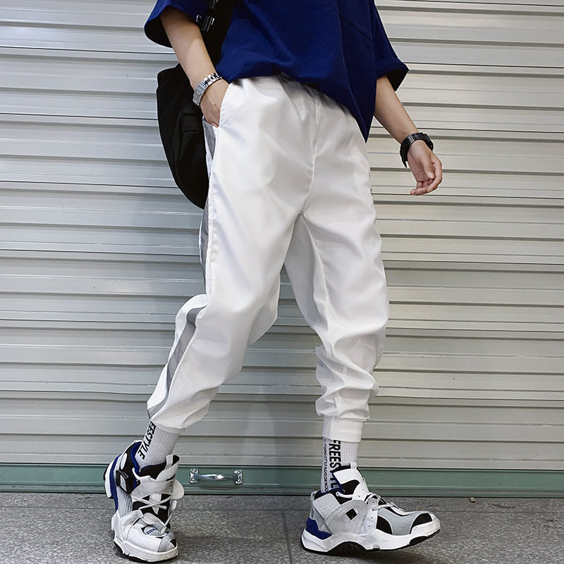 Hot Men' Sweatpants Side Stripe Hip Hop Track Pants Street Wear Skinny Jogger Harem pants Elastic Waist Male Casual Trousers, Black
Hot Men' Sweatpants Side Stripe Hip Hop Track Pants Street Wear Skinny Jogger Harem pants Elastic Waist Male Casual Trousers, Black