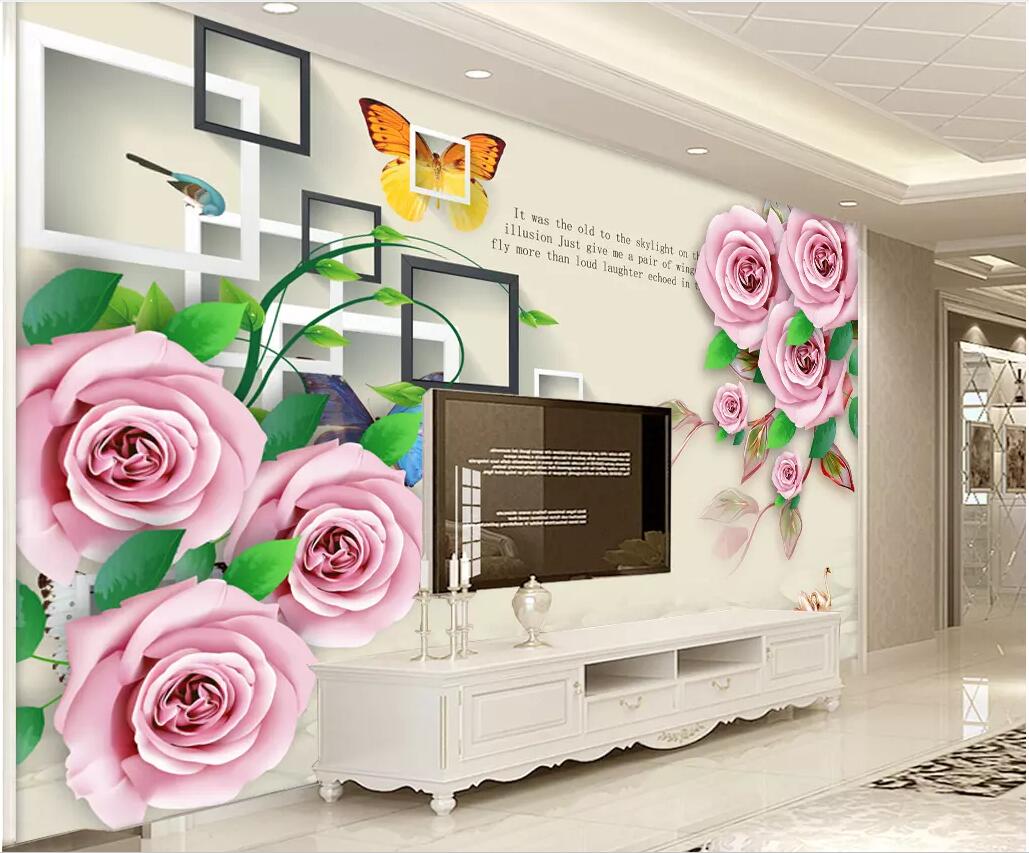 3d wallpaper custom photo mural Modern rose flowers butterfly background wall home decor living room 3d wall murals wallpaper for walls 3 d, Non-woven
3d wallpaper custom photo mural Modern rose flowers butterfly background wall home decor living room 3d wall murals wallpaper for walls 3 d, Non-woven