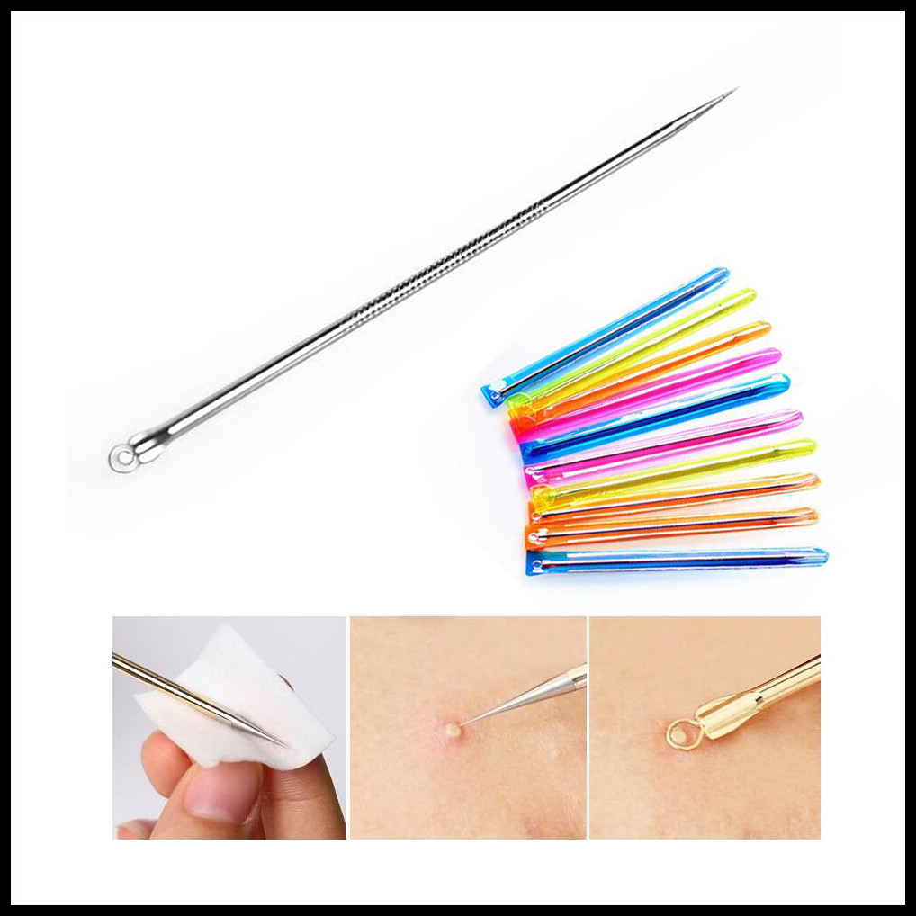 EPACK Antibacterial Blackhead Pimples Acne Blemish Needle Tool Face Care Blackhead Remover Needle Comedone Acne Blemish Extractor 8CM
EPACK Antibacterial Blackhead Pimples Acne Blemish Needle Tool Face Care Blackhead Remover Needle Comedone Acne Blemish Extractor 8CM