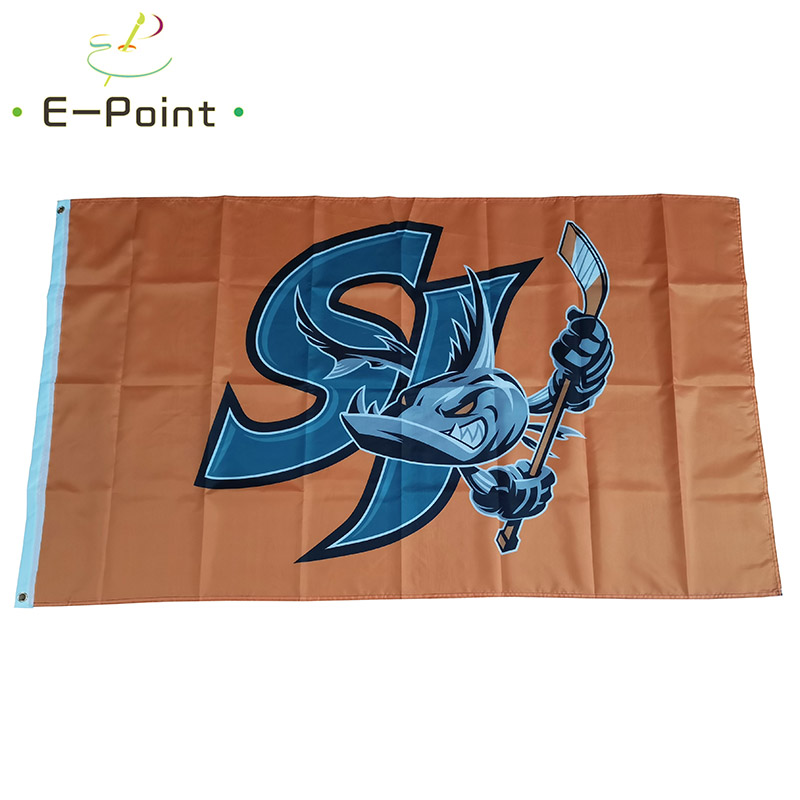 AHL San Jose Barracuda Flag 3*5ft (90cm*150cm) Polyester flag Banner decoration flying home & garden flag Festive gifts
AHL San Jose Barracuda Flag 3*5ft (90cm*150cm) Polyester flag Banner decoration flying home & garden flag Festive gifts