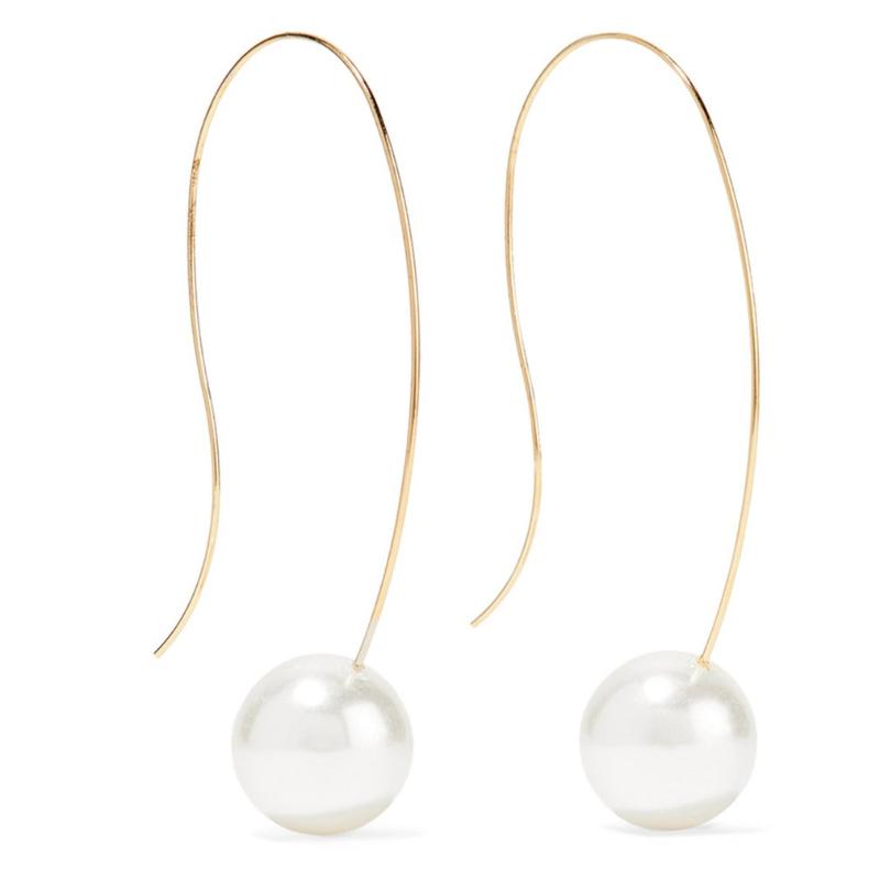 Dangle & Chandelier 10393 Temperament Simple Delicate Ear Hooks Folded Curved Pearl Two Hanging Earrings Beautiful Round
Dangle & Chandelier 10393 Temperament Simple Delicate Ear Hooks Folded Curved Pearl Two Hanging Earrings Beautiful Round