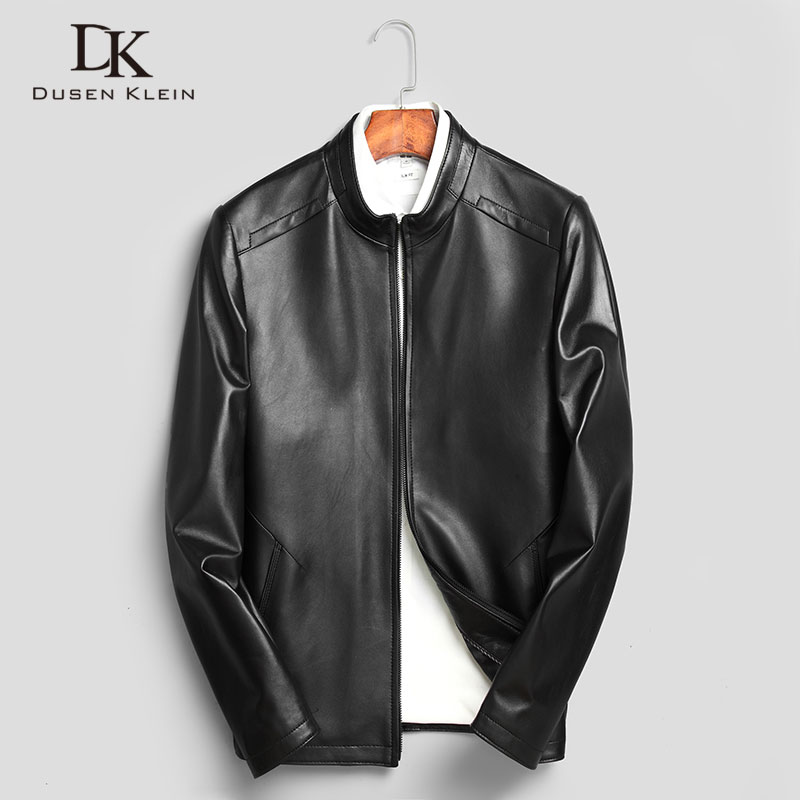 DK Men Geunine Leather Jackets Real sheepskin Male Leather Coat Black slim Casual 2018 New Soft Jacket for men N703
DK Men Geunine Leather Jackets Real sheepskin Male Leather Coat Black slim Casual 2018 New Soft Jacket for men N703