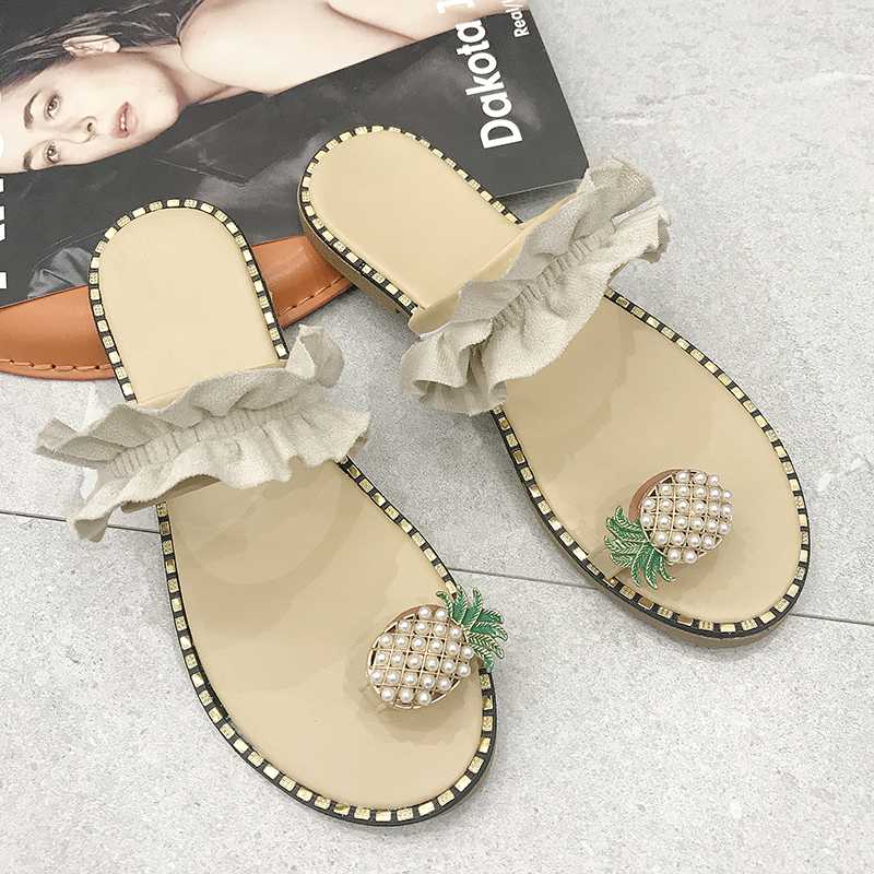 Large Size 35-43 2020 New Sandals Summer Women Fashion Slippers Flat Heel Shoes Woman Young Ladies Pineapple Beach Flip Flops, Deep green
Large Size 35-43 2020 New Sandals Summer Women Fashion Slippers Flat Heel Shoes Woman Young Ladies Pineapple Beach Flip Flops, Deep green