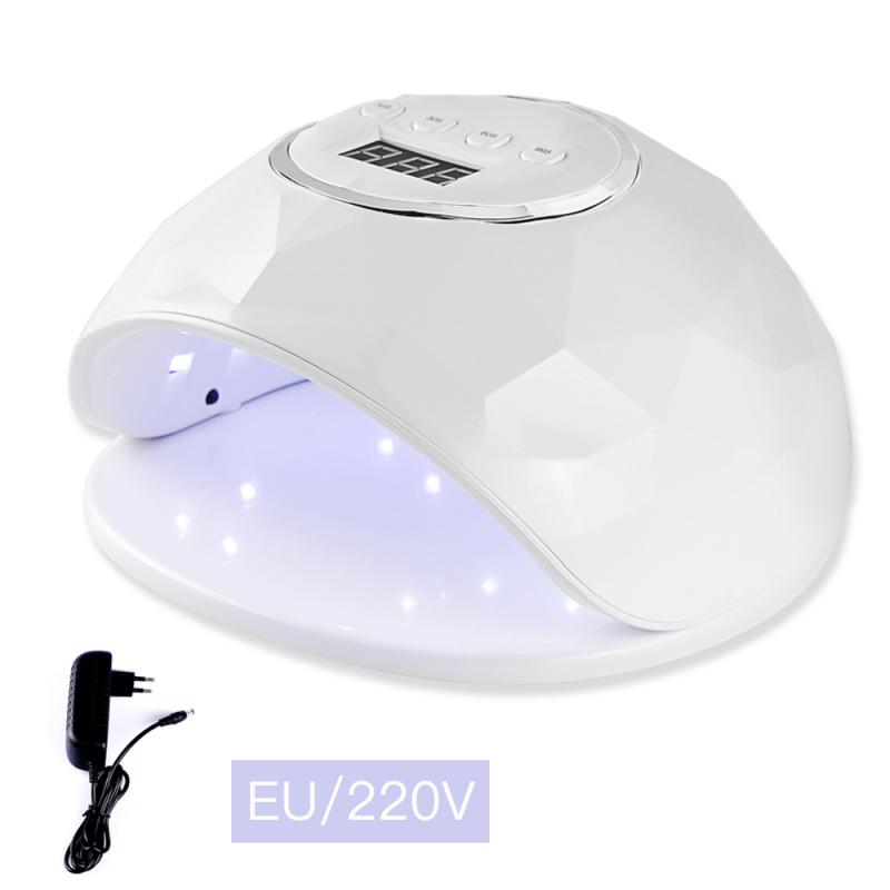86W Nail Lamp Nail Dryer LED UV 10s/30s/60s/99s Timing Drying Polish Lamp Nails Art Tools Manicure Machine LCD Display, Plum
86W Nail Lamp Nail Dryer LED UV 10s/30s/60s/99s Timing Drying Polish Lamp Nails Art Tools Manicure Machine LCD Display, Plum