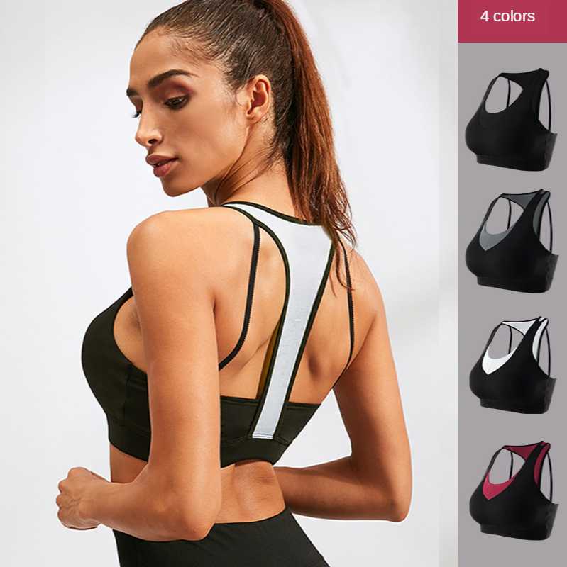 Women Sports Bra Running Fitness Vest Type Underwear Sexy Beauty Back Breathable Shockproof Yoga Bra Sports Quick-dry, Black and white
Women Sports Bra Running Fitness Vest Type Underwear Sexy Beauty Back Breathable Shockproof Yoga Bra Sports Quick-dry, Black and white
