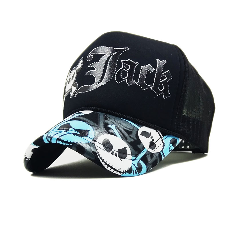 New fashion Unisex JACK Baseball Cap Breathable Summer Skull Cap with Mesh Casual casquette Trucker Hat Adjustable Snapback Hats, Blue;gray
New fashion Unisex JACK Baseball Cap Breathable Summer Skull Cap with Mesh Casual casquette Trucker Hat Adjustable Snapback Hats, Blue;gray