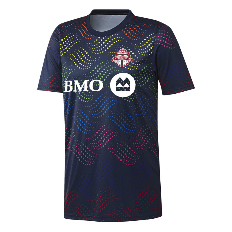2019 2020 Toronto FC MLS New Pride Pre-Match Thailand Top soccer jersey 19 20 Toronto FC Navy Pride football shirt Running Jersey, Black;blue
2019 2020 Toronto FC MLS New Pride Pre-Match Thailand Top soccer jersey 19 20 Toronto FC Navy Pride football shirt Running Jersey, Black;blue