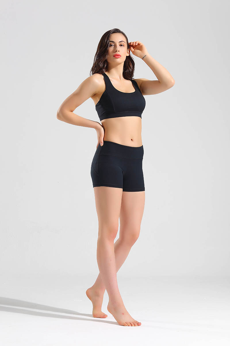 Yoga Short Pants Summer Hot Women Casual High Elastic Waist Tight Fitness Slim Skinny Shorts Solid Color Female Girl Exercise Shorts
