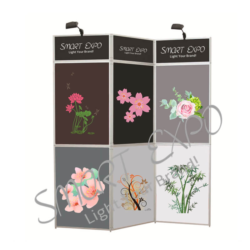 Folding Panel Display Gear-Folding Screen Backwall Display for Trade Show and Promotion with Customized Graphics Printing
Folding Panel Display Gear-Folding Screen Backwall Display for Trade Show and Promotion with Customized Graphics Printing