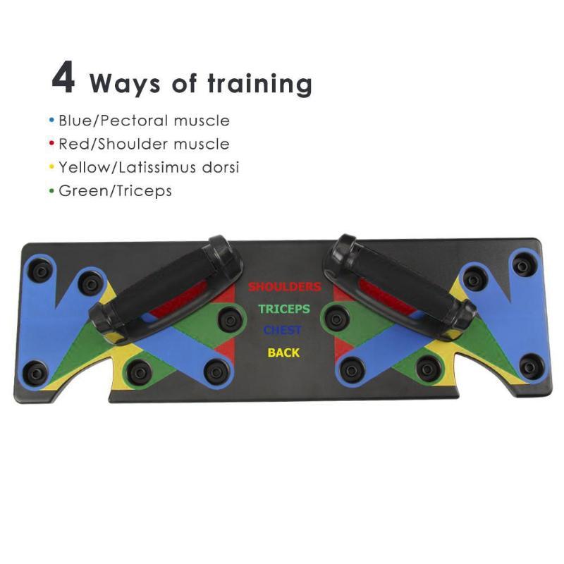 9 in 1 Push Up Rack Board Men Women Home Comprehensive Fitness Exercise Push-up Stands For GYM Body Training Y200506