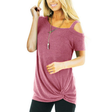 Womens New T Shirts Fashion Summer Casual Twisted T-shirt Short Sleeve Strapless Top National Style 2020 New High Quality, Black
Womens New T Shirts Fashion Summer Casual Twisted T-shirt Short Sleeve Strapless Top National Style 2020 New High Quality, Black