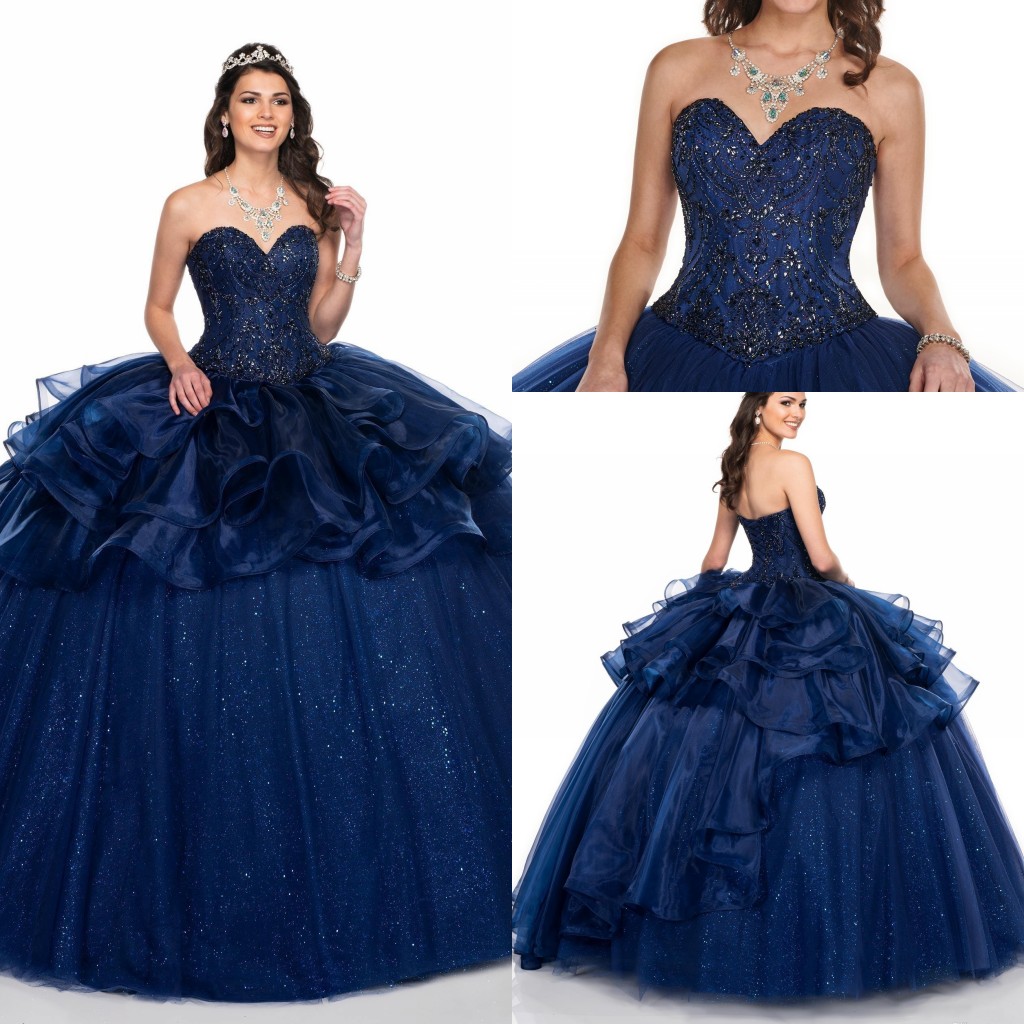 2020 elegant navy blue ruffles organza prom quinceanera dresses lace-up backless crystal beads ball gown sweet 16 dress vestiods de novia, Blue;red
2020 elegant navy blue ruffles organza prom quinceanera dresses lace-up backless crystal beads ball gown sweet 16 dress vestiods de novia, Blue;red