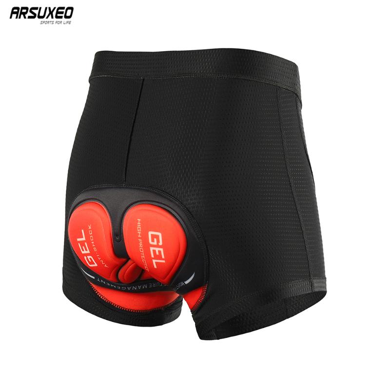Cycling Shorts ARSUXEO Men' Underwear Compression 5D Gel Pad Bike Mountain Underpants Shockproof U02M, Orange
Cycling Shorts ARSUXEO Men' Underwear Compression 5D Gel Pad Bike Mountain Underpants Shockproof U02M, Orange