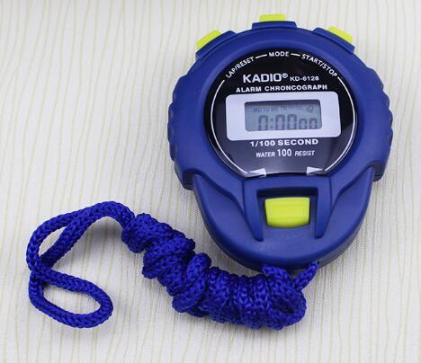 Professinal Quartz Timer Kadio Kd6128 Waterproof Alarm Chronograph Electronic Stopwatch Running Timer Kd 6128 Sports Timer Cca6805315598