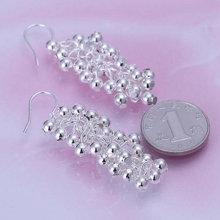 High grade 925 sterling silver Grape Set jewelry sets DFMSS303 brand new Factory direct sale 925 silver necklace bracelet earring ring