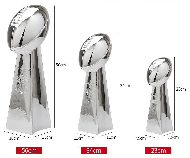 SUPER B owl Resin Trophy American Football League Cup Vince L ombardi Trophy 9''(24cm) 13''(34cm) Full size 22''(56cm) Fan Gifts
SUPER B owl Resin Trophy American Football League Cup Vince L ombardi Trophy 9''(24cm) 13''(34cm) Full size 22''(56cm) Fan Gifts
