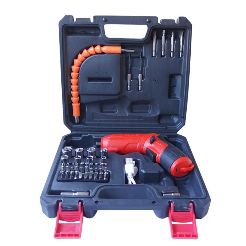 47pcs/Set Red Electric Drill Driver Electric Screw Driver Durable Practical Grinding Polishing Screwdriver LED 220R/MIN
47pcs/Set Red Electric Drill Driver Electric Screw Driver Durable Practical Grinding Polishing Screwdriver LED 220R/MIN