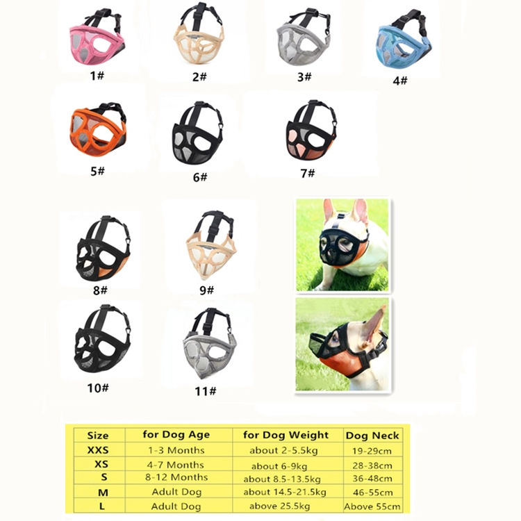 11 Colors Pet Small Dog French Bulldog Muzzle Dog Mouse Basket Breathable Muzzle for Dogs Leash Harness Supplies
11 Colors Pet Small Dog French Bulldog Muzzle Dog Mouse Basket Breathable Muzzle for Dogs Leash Harness Supplies