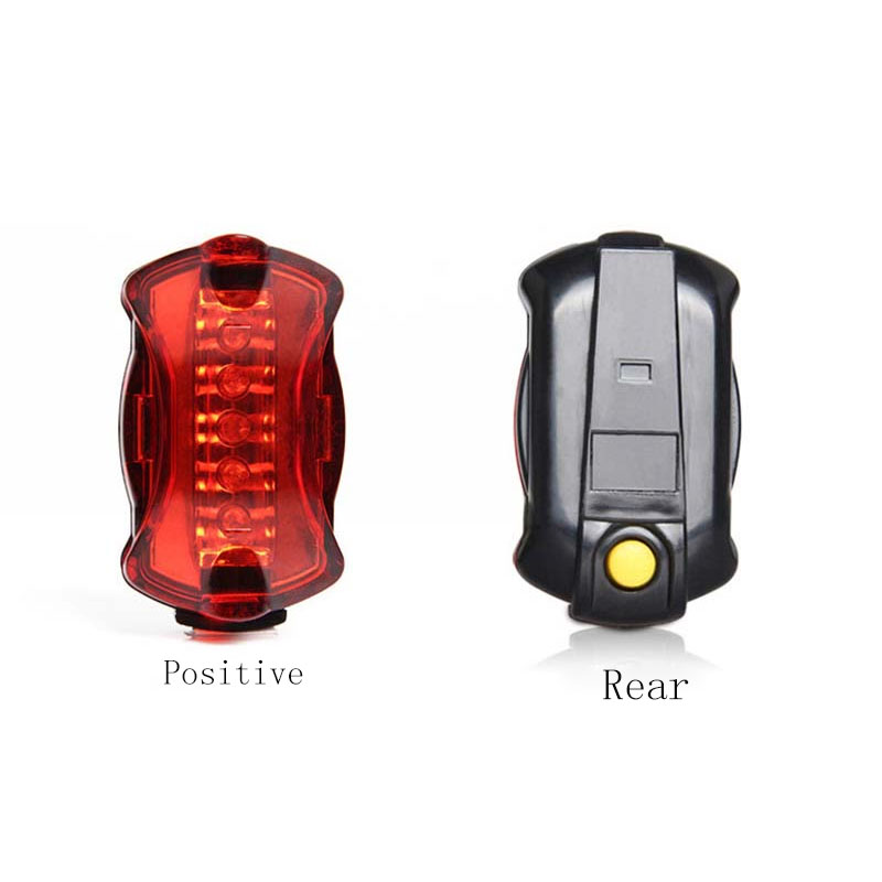 Tail Lighting Bright Bicycle Rear Cycling Safety Flashlight 6 Light Mode Options Led Accessories Fits On Any Bike