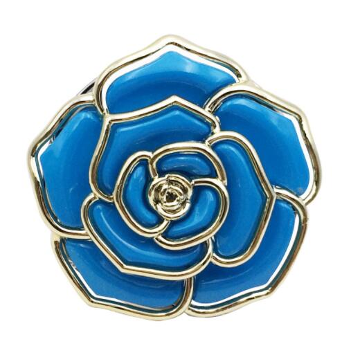 New Zinc alloy Hanger Rose Shape Foldable Bag Purse Hook Portable Rose Table Hook for Bag Creative Multiple Bag Desk Hanger