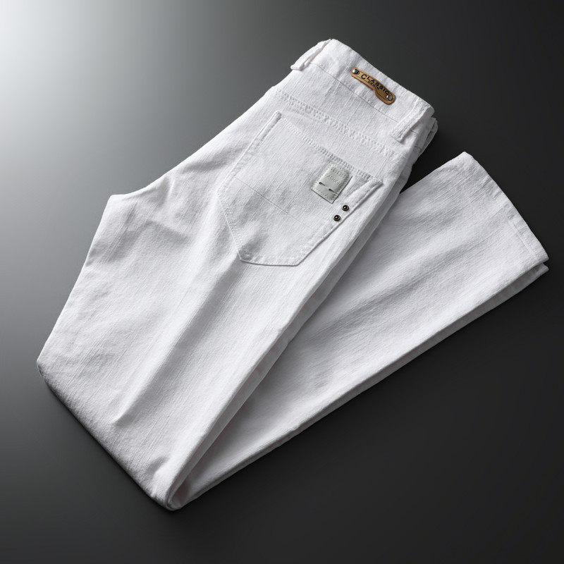 2020 Men Stretch Jeans Fashion White Denim Trousers for Male Spring and Autumn Retro Pants Smart Casual Men's Jeans Size 28-38
2020 Men Stretch Jeans Fashion White Denim Trousers for Male Spring and Autumn Retro Pants Smart Casual Men's Jeans Size 28-38