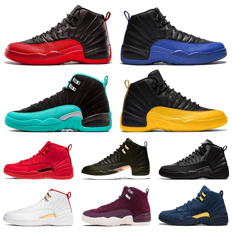 2019 mens basketball shoes 12 University Gold Jumpman 12s XII Hyper Jade Game Royal Flu Game Cllege navy Wool men trainer designer shoes, A29 bordeaux 36-47
2019 mens basketball shoes 12 University Gold Jumpman 12s XII Hyper Jade Game Royal Flu Game Cllege navy Wool men trainer designer shoes, A29 bordeaux 36-47