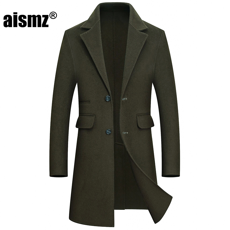 Aismz Winter 65% Double Sided Wool Cashmere Overcoat Jacket Coat Men Business Casual Single Breasted Long Coats casaco masculino, Az8205 black
Aismz Winter 65% Double Sided Wool Cashmere Overcoat Jacket Coat Men Business Casual Single Breasted Long Coats casaco masculino, Az8205 black