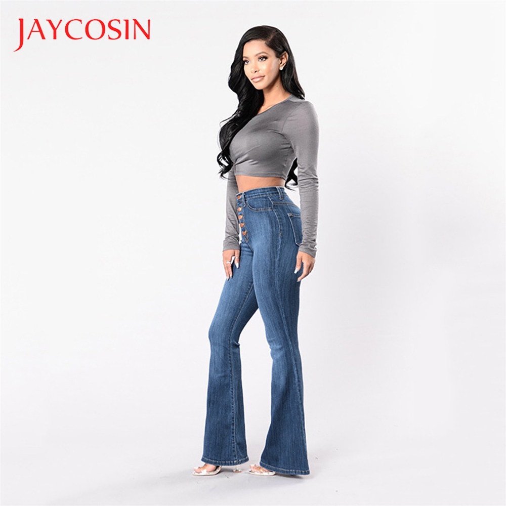 JAYCOSIN Autumn Elastic Women Plus Loose Denim Pocket Button Casual Boot Cut Pant Jeans Casual Occasion Denim Material, Bu
JAYCOSIN Autumn Elastic Women Plus Loose Denim Pocket Button Casual Boot Cut Pant Jeans Casual Occasion Denim Material, Bu