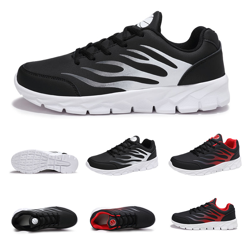 

top cheap platform comfortable leather style fashion men women running shoes triple black white red trainers sport designer sneakers 38-45, A2