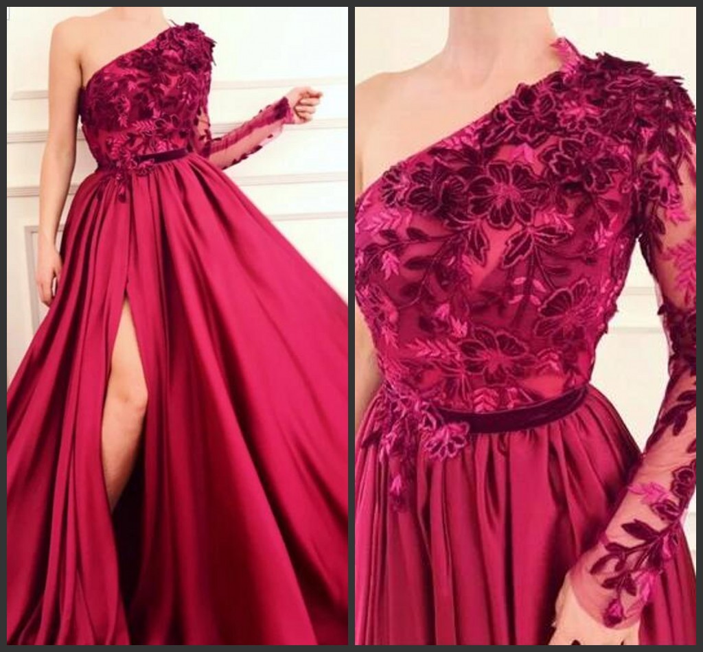 2020 New Burgundy One Shoulder Long Sleeve Elegant Formal Evening Gowns 3D Flowers A Line Cheap Evening Dresses Front Split Cocktail Dress, Royal blue
2020 New Burgundy One Shoulder Long Sleeve Elegant Formal Evening Gowns 3D Flowers A Line Cheap Evening Dresses Front Split Cocktail Dress, Royal blue