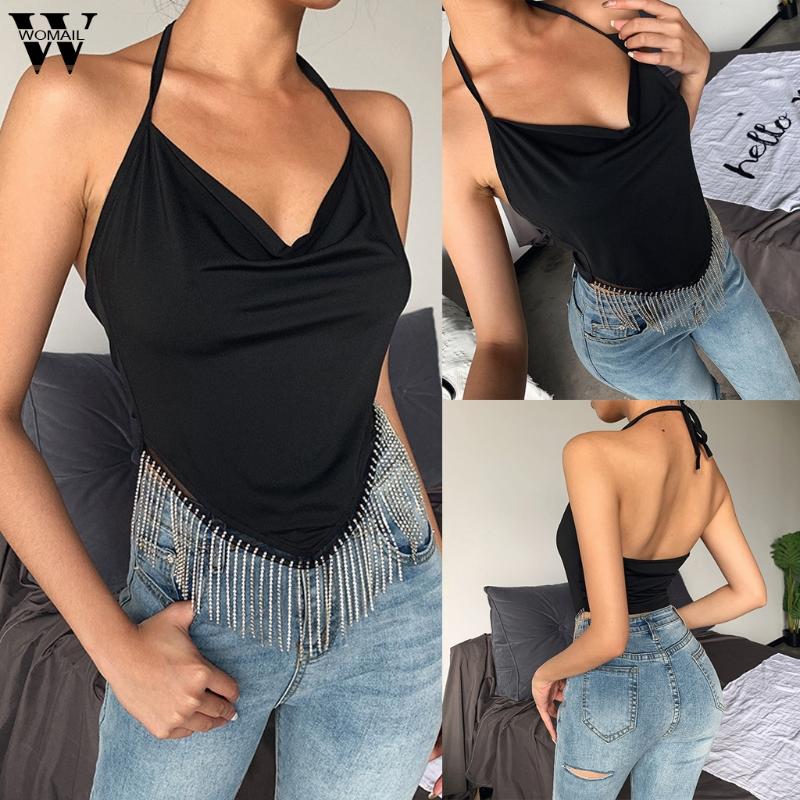 Spaghetti Strap Top Women Sexy Halter V Neck Basic Black Cami Sleeveless Satin Silk Tank Tops Women' Summer 2020 Camisole 4.17
Spaghetti Strap Top Women Sexy Halter V Neck Basic Black Cami Sleeveless Satin Silk Tank Tops Women' Summer 2020 Camisole 4.17