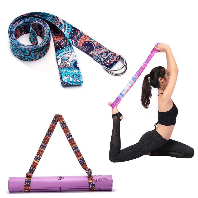 Adjustable Yoga Stretch Strap Multi-Colors Fitness Exercise D-Ring Washable Stretch Strap Yoga Belts Pilates Mat, Red 
Adjustable Yoga Stretch Strap Multi-Colors Fitness Exercise D-Ring Washable Stretch Strap Yoga Belts Pilates Mat, Red