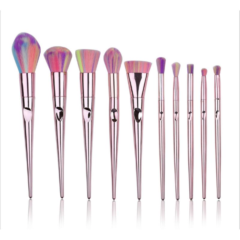 Makeup Brushes 10 Wet And Wild Brush Powder Rod Radiation Package Thumb Set Beauty Eye Shadow Bag