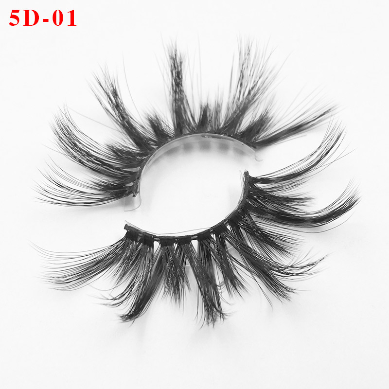 25mm 5D Mink Lashes Natural Long False Eyelashes Volume Fake Lashes Makeup Extension Eyelashes maquiagem dropshipping