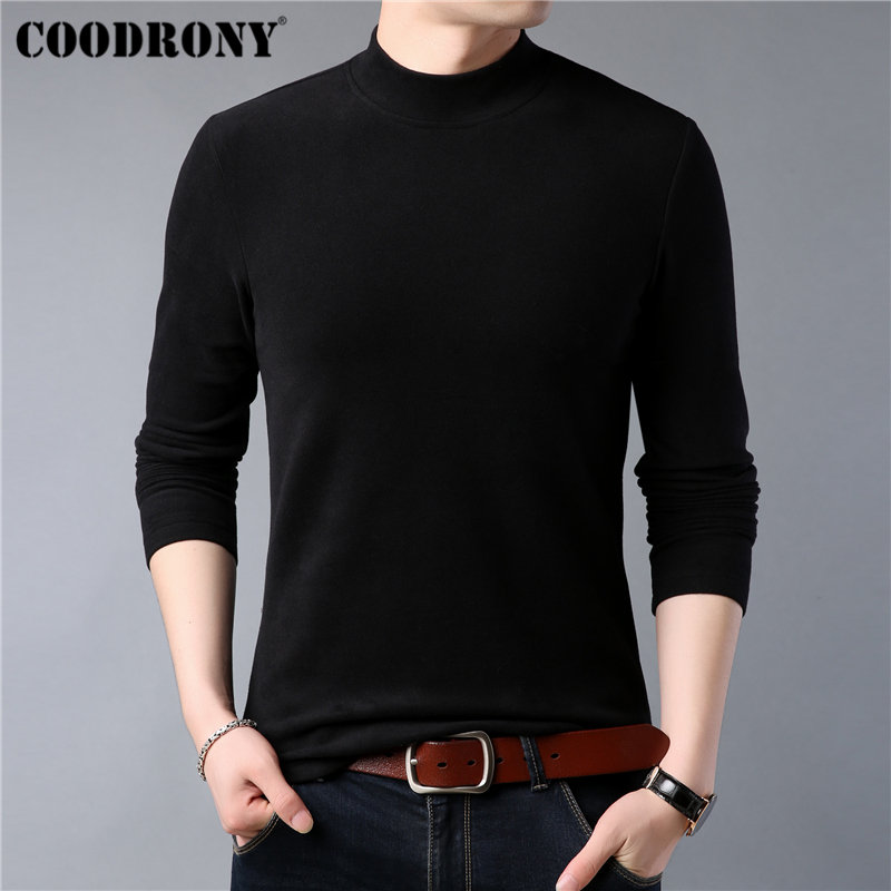 COODRONY Soft Warm Pullover Men Cotton Sweater Men Winter Turtleneck Knitwear Shirt Mens Cashmere Sweaters Slim Pull Homme 91015, Black
COODRONY Soft Warm Pullover Men Cotton Sweater Men Winter Turtleneck Knitwear Shirt Mens Cashmere Sweaters Slim Pull Homme 91015, Black