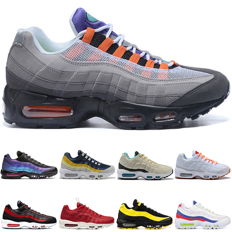 Mens Designer 95 Running Shoes Laser Fuchsia Red Orbit Bred Aqua Neon Triple Black White Mens Trainers Sport Sneaker shoe Size 7-12, Customize
Mens Designer 95 Running Shoes Laser Fuchsia Red Orbit Bred Aqua Neon Triple Black White Mens Trainers Sport Sneaker shoe Size 7-12, Customize