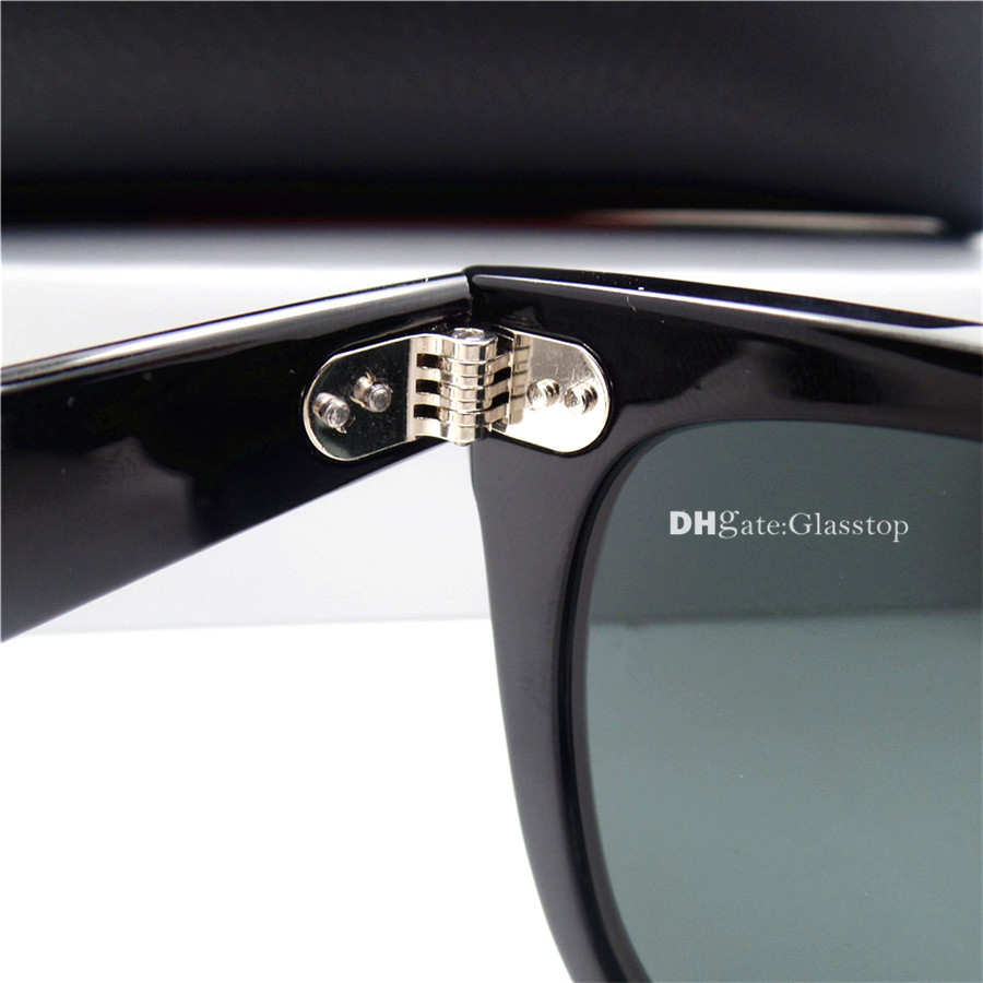 Wholesale-G15 Glass Lens Metal Hinge Brand Designer Men Women Plank Frame Sunglasses UV400 52MM 54MM Vintage Sun Glasses With Box Case, White;black
Wholesale-G15 Glass Lens Metal Hinge Brand Designer Men Women Plank Frame Sunglasses UV400 52MM 54MM Vintage Sun Glasses With Box Case, White;black