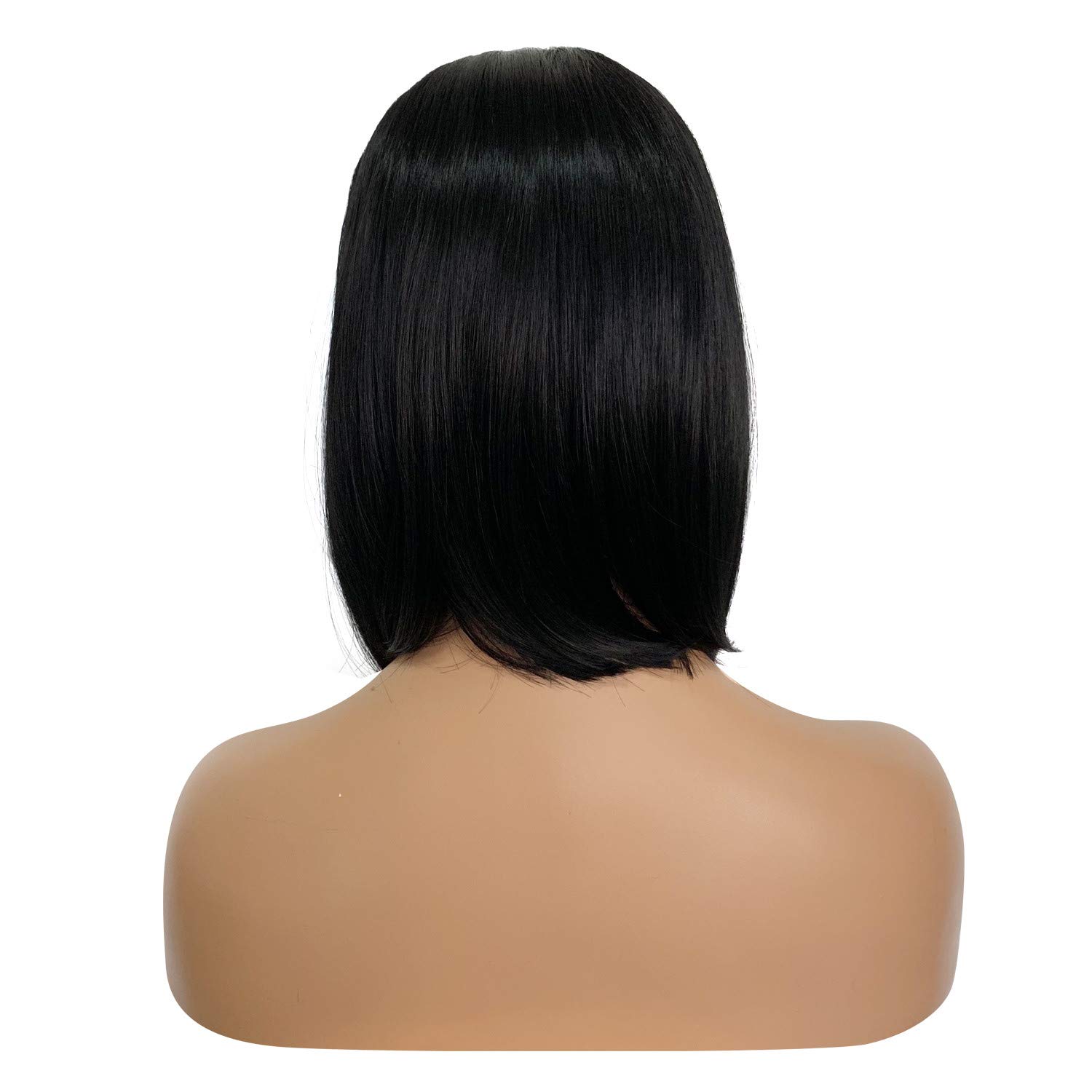 Lace Front Wigs black Bob Wig Short Ginger Wig Natural Straight Synthetic Full Wig for Women