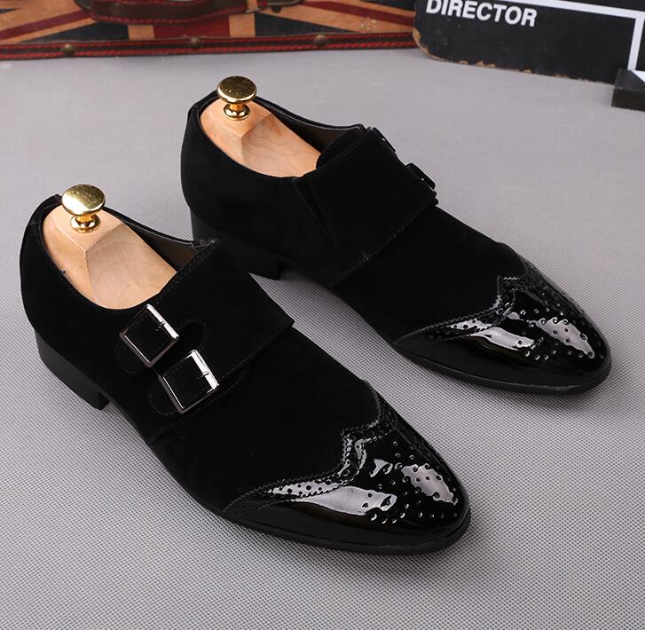 Men Formal Shoes Bowknot Wedding Dress Male Flats Gentlemen Casual Slip on Shoes Patent Leather Suede Loafers, Black
Men Formal Shoes Bowknot Wedding Dress Male Flats Gentlemen Casual Slip on Shoes Patent Leather Suede Loafers, Black