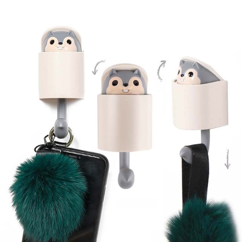 6pcs Cute Creative Outstretch Squirrel Hook Coat Wall Hook Key Holder Wall Decore Kitchen Coat Hanger Kitchen Accessories
6pcs Cute Creative Outstretch Squirrel Hook Coat Wall Hook Key Holder Wall Decore Kitchen Coat Hanger Kitchen Accessories