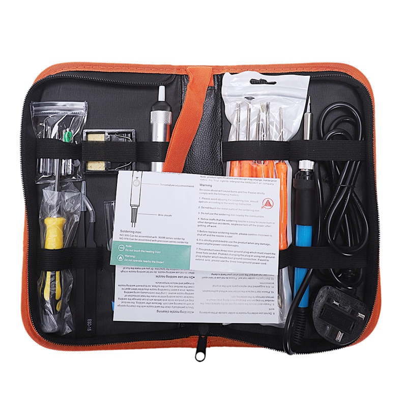 Uk Plug,220V 60W Adjustable Temperature Electric Iron Kit Portable Welding Repair Tool
Uk Plug,220V 60W Adjustable Temperature Electric Iron Kit Portable Welding Repair Tool