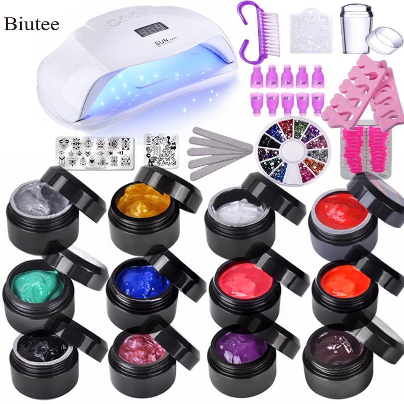 Biutee Manicure Poly Stamp Gel Nail Kits For 72w 56w 36W UV Led Nail Lamp Acrylic Polish Stamping Plates Art Tools Set
Biutee Manicure Poly Stamp Gel Nail Kits For 72w 56w 36W UV Led Nail Lamp Acrylic Polish Stamping Plates Art Tools Set