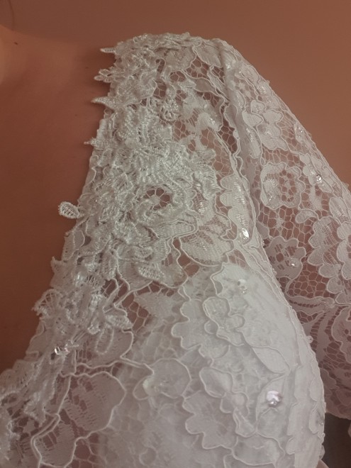 Vestido De Novia 2020 Long Sleeves Beach Cheap Wedding Dress Lace Chiffon Wedding Gown Sexy V-neck Floor Length Bridal Dress